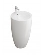 Lavabo de pié serie BOLONIA blanco